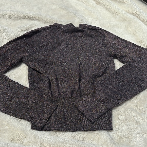 Forever 21 Shimmer Wrap Top – Size XL | Laid-Back Luxe | Pink & Black | - Picture 7 of 8